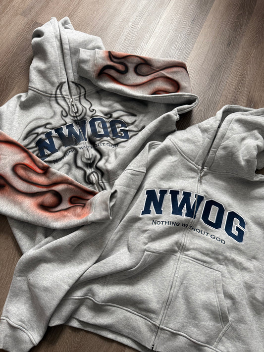 Nwog Airbrushed Zip Up