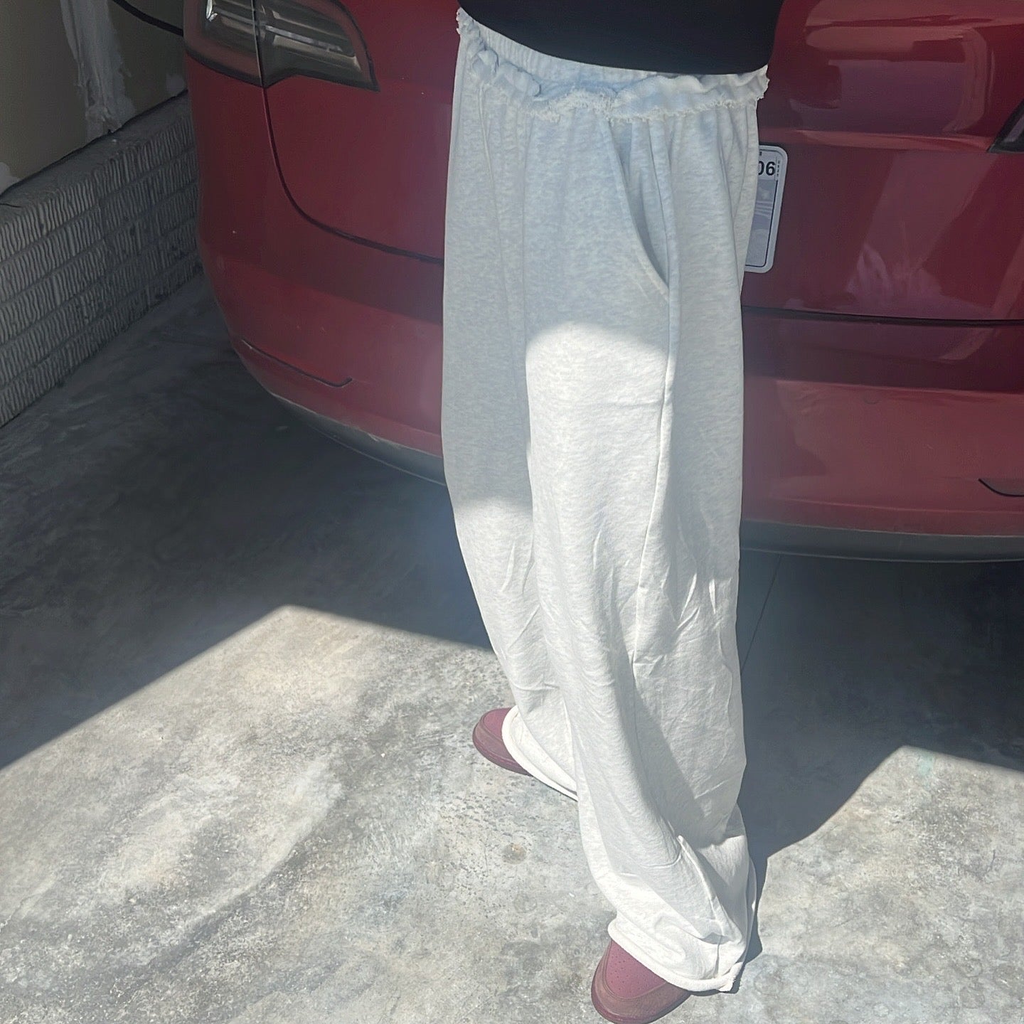 Gray Blank SweatPants