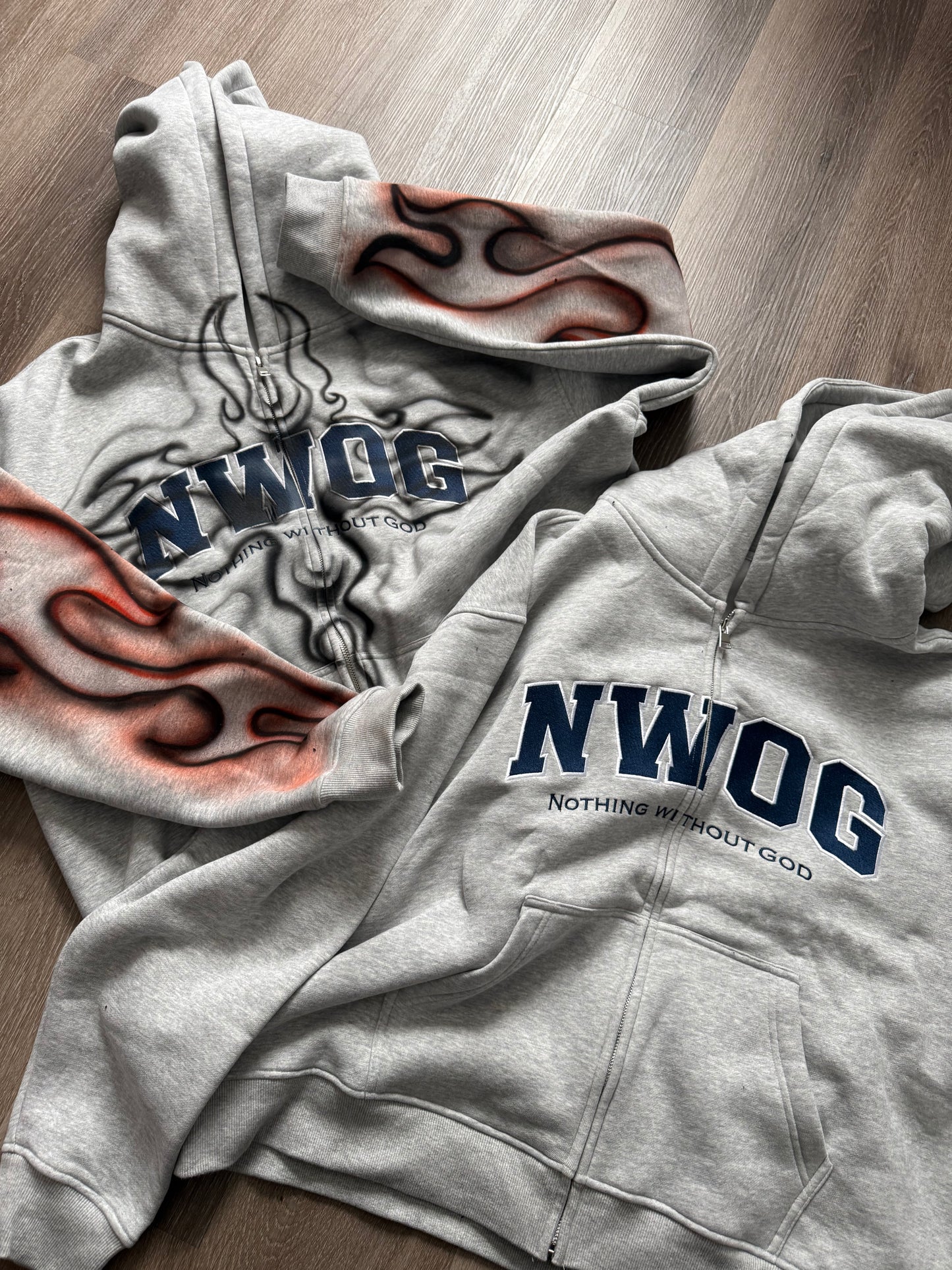 Nwog Airbrushed Zip Up