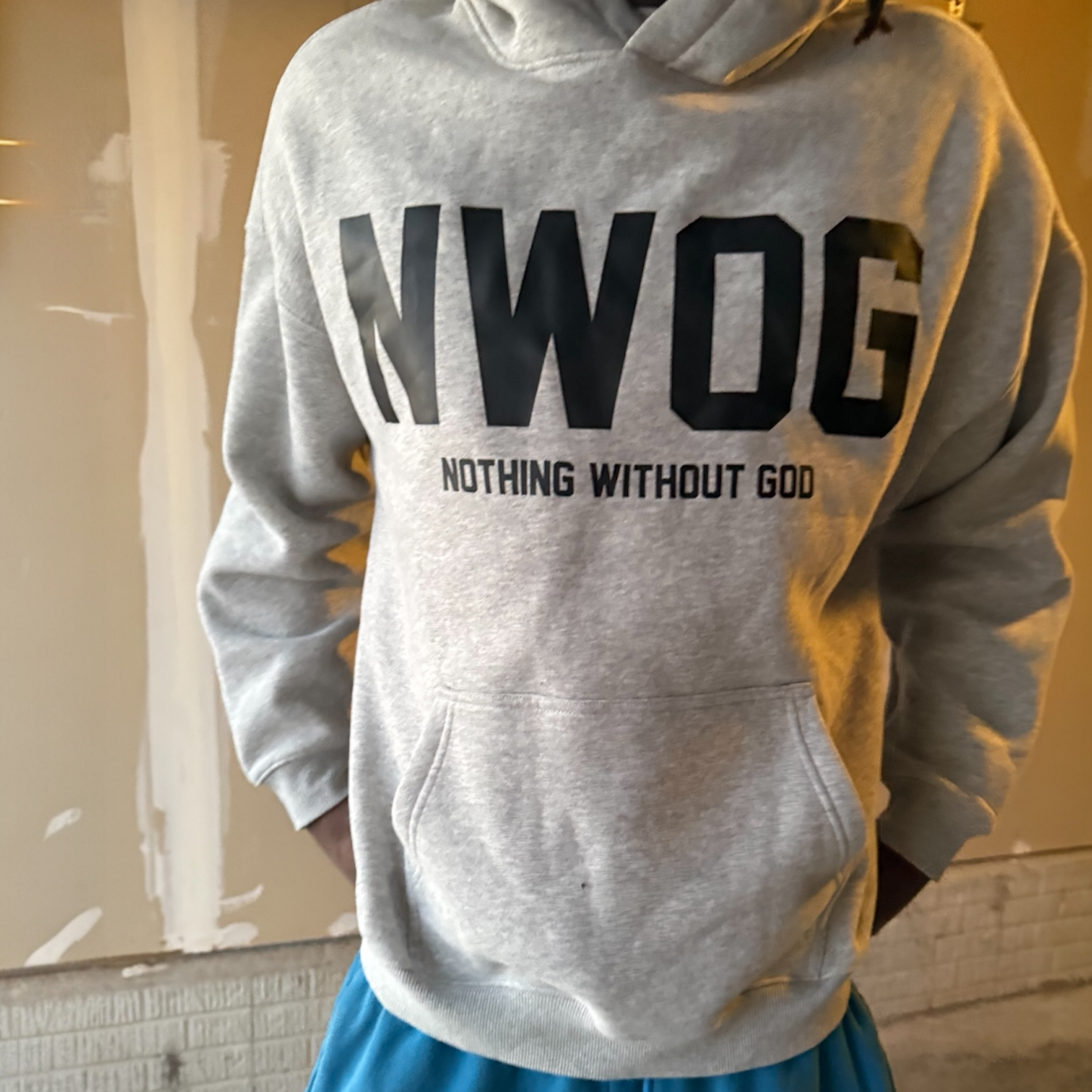 Grey Logo Hoodie
